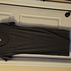 BRAND NEW RIBBED TEE SHIRT DRESS.